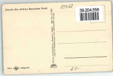 93462 W8496 Lam , Oberpf - Marktplatz Apotheke Litfaßsäule Pfarrkirche St. Ulrich Großer und Kleiner Arber