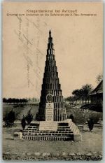 Avricourt Deutsch Andenken an das 9. Res. Armeekorps AK Kriegerdenkmal 1915