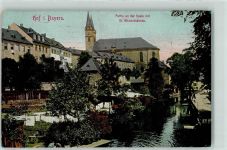 95028 W8670 Hof , Saale 1914 - Saale St. Michaeliskirche Nutzgarten