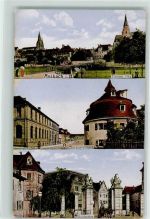 91522 W8800 Ansbach , Mittelfr 1916 - Eiserner Steg Theresienstraße Schlosstor