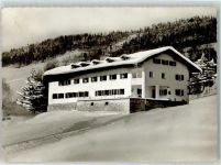 93462 W8496 Lam , Oberpf Foto AK Adalbert Stifter Jugendherberge Winter Schnee