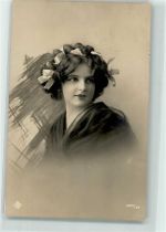 Frauenschönheit Haarmode Foto AK