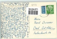87541 W8973 Hindelang - Freibad mit Iseler