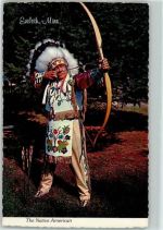 The Native American Indian Chief Pfeil und Bogen Indianer