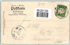 91052 W8520 Erlangen 1905 - Rathaus mit Kunstbrunnen Marktszene