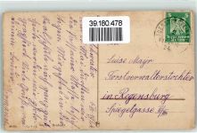 Nr. 2051 Kinderporträt mit Blumen AK Wenau 1924