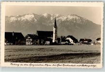 83451 W8235 Piding Foto AK Pfarrkirche Maria Geburt Lattengebirge