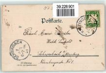 97318 W8710 Kitzingen 1901 - Deutsches Schlösschen