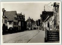91792 W8836 Ellingen , Bay - Rathaus links Gasthaus Römischer Kaiser