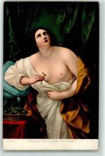 Nr. 29860 - Cleopatra che si uccide con aspide AK Erotik Stengel + Co