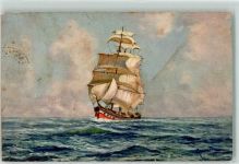 Schiffe Segelschiff sign. Segelschiff