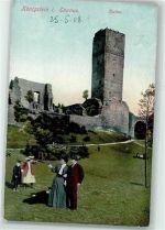 61462 W6240 Königstein im Taunus 1908 - Ruine