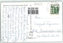 94252 W8371 Bayerisch Eisenstein - mit Gr. Arber