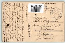 Faksimile Unterschrift AK Hindenburg 1915 Gebrauchsspuren
