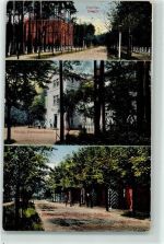 01619 O8401 Zeithain 1917 Gebrauchsspuren Planitzer Straße Kgl. Kommandantur Truppen Ubungs Platz Generals Baracke