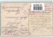 01619 O8401 Zeithain 1917 Gebrauchsspuren Planitzer Straße Kgl. Kommandantur Truppen Ubungs Platz Generals Baracke