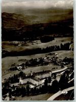88161 W8998 Lindenberg i. Allgäu Gebrauchsspuren Sanatorium Lindenberg-Ried Fliegeraufnahme