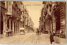 16100 Genova - Via XX Settembre Straßenbahn Oldtimer