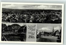 97475 W8729 Zeil a. Main - Marktplatz Kirche Brücke