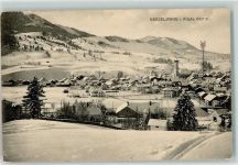 87484 W8964 Nesselwang 1916 - Kirche Winter Schnee