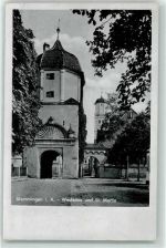87700 W8940 Memmingen - Westertor Kirche St. Martin