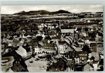 56727 W5440 Mayen Foto AK Marktplatz Oldtimer Gasthaus Zum Roten Ochsen