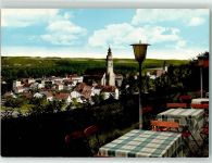 84529 W8261 Tittmoning Foto AK Blick vom Stadtberg