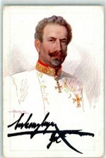 Erzherzog Eugen von Österreich Teschen sign. Brüsch Adel Österreich Künstlerkarte