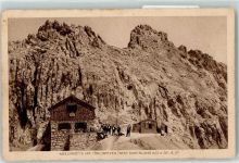 82467 W8100 Meilerhütte Foto AK Törlspitzen Hüttenstempel