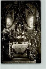 87435 W8960 Kempten Allgäu Foto AK Marienaltar Ort lt. Fotograf