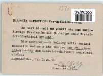 84307 W8330 Eggenfelden KEINE AK Telegramm Landwirtschaftsamt