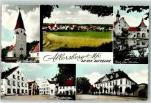 90584 W8501 Allersberg - Alte Wehrkirche Marktplatz Stadttor Gilardihaus