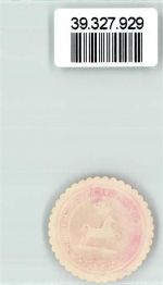 38100 W3300 Braunschweig Siegelmarke Justiz Hrzgl. Br. Lün. Staatsanwaltschaft Braunschweig