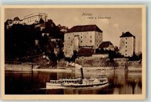 W8390 Passau Schiffe Personendampfer Oberhaus Niederhaus Binnenschiff