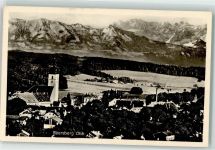 85560 W8017 Ebersberg , Oberbay Foto AK Kirche Fabrik