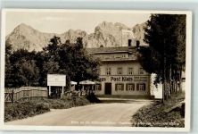 82467 W8101 Klais Gebrauchsspuren Gasthaus zur Post Karwendel