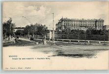 Madrid - Paseo de San Vincente y Palacio Real