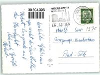 91052 W8520 Erlangen - Siemens-Schuckert Hauptverwaltung Orangerie Springbrunnen Bettenhaus Ohmbrunnen Altstäder Kirche