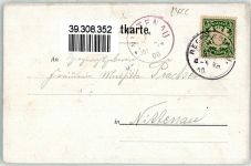 93047 W8400 Regensburg 1900 Lithographie Dom Walhalla signiert