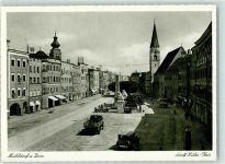 84453 W8260 Mühldorf a. Inn - Adolf Hitler Platz Oldtimer WK II