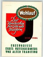 Wohlauf Schuhe Seifert und Klöber Schuhfabrik Werbung sign Valentin Schuster