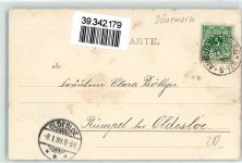 Sonderburg Sonderborg 1899 - Hafen Kirche Schiff