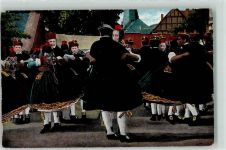 Hessen Trachten Nr. 216 Tanz AK #ea Hess. Tracht, Mandt
