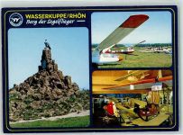36129 W6412 Gersfeld Rhön - Wasserkuppe Berg der Segelflieger Adler Denkmal