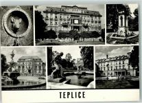 Teplice Teplitz-Schönau - Schloss Brunnen Schwein