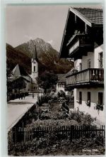83451 W8235 Piding Foto AK Dorfstraße Hochstaufen