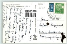 83486 W8243 Ramsau b. Berchtesgaden Gebrauchsspuren Bergasthaus Datzmann Foto AK