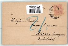 Amor , Postlagernd , Verlag Ackermann Nr. 744 AK Zatzka, H. 1899