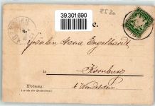 91052 W8520 Erlangen 1901 - Kaiser Wilhelm Denkmal
