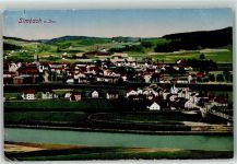 84359 W8346 Simbach a. Inn 1916 - Innbrücke Brückenkopf